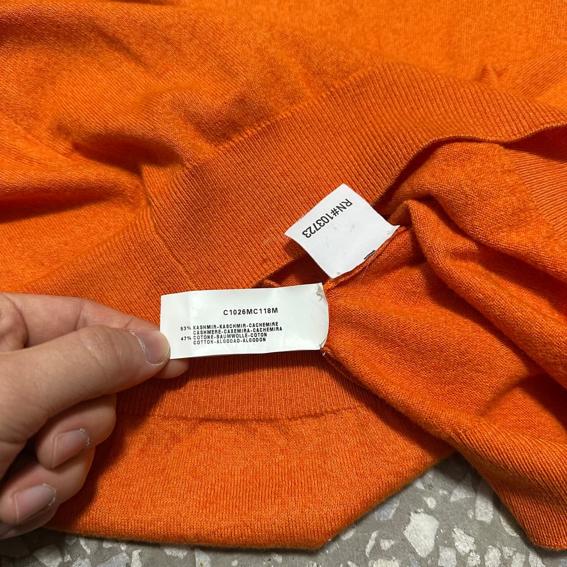 엠포리오 아르마니 캐시미어 블렌드 코튼니트 상품이미지6