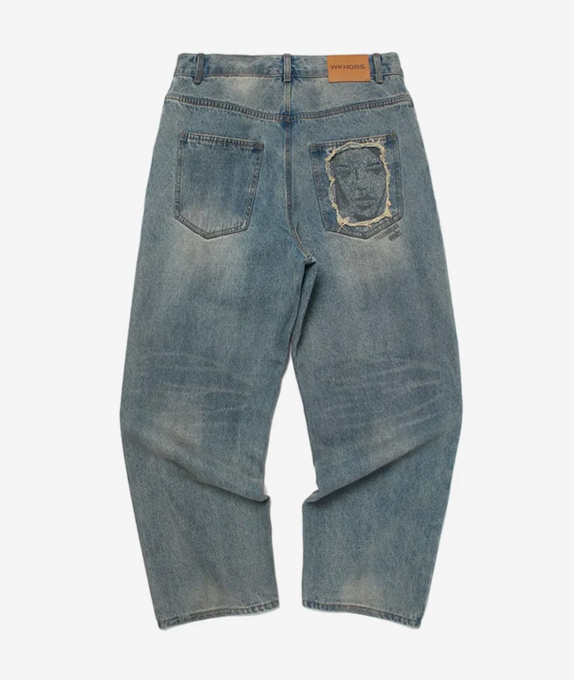 위캔더스 FACE DENIM PANTS M사이즈 상품이미지1