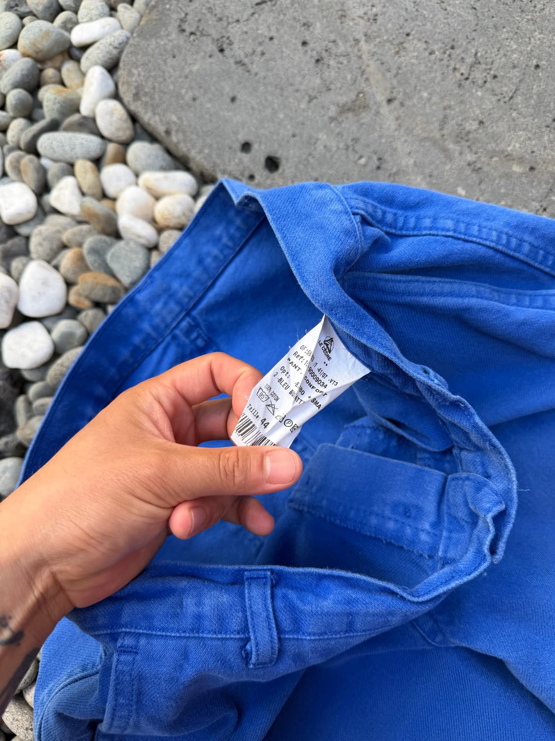 1990s LE CEDRE PAINTED WASHED 프렌치워크팬츠 상품이미지7