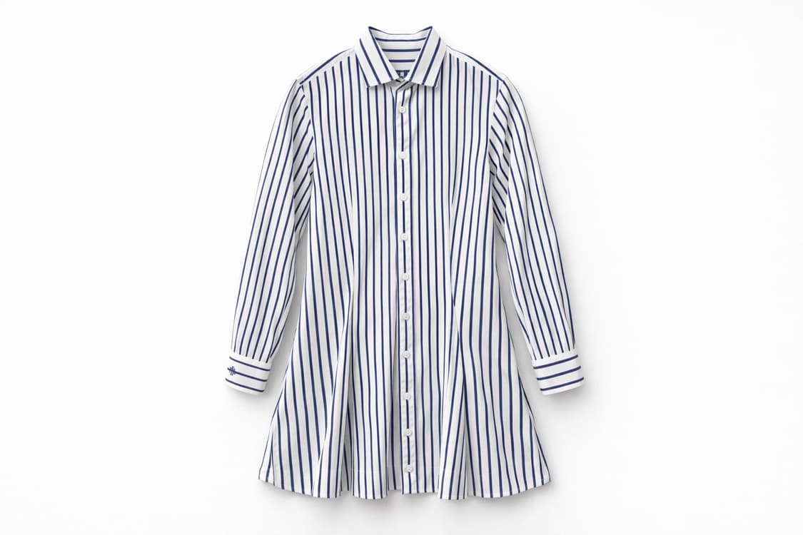 폴로 랄프로렌 스트라이프 셔츠 원피스 0 사이즈 상품이미지1