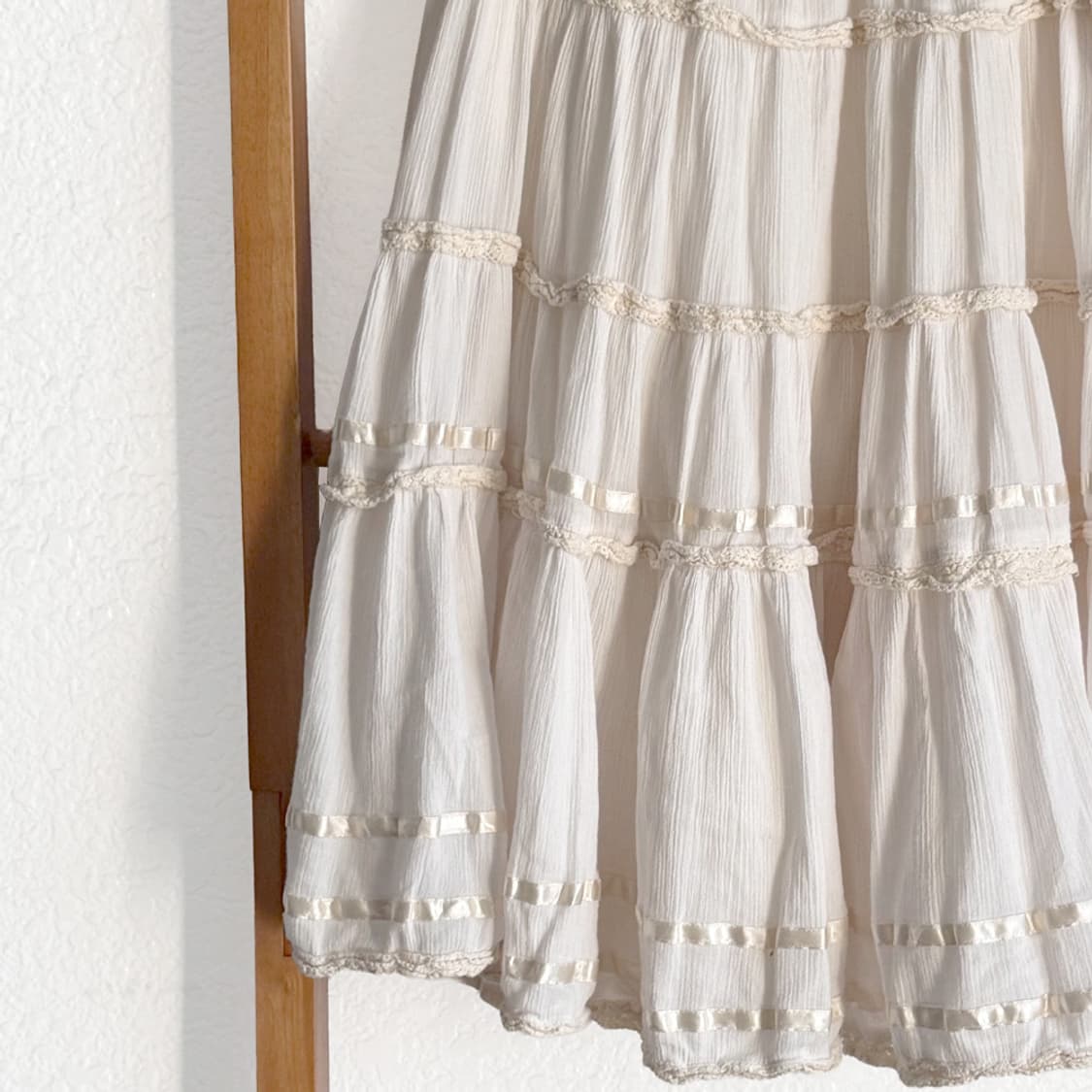 크림 레이스 샤를로트 스커트 상품이미지3