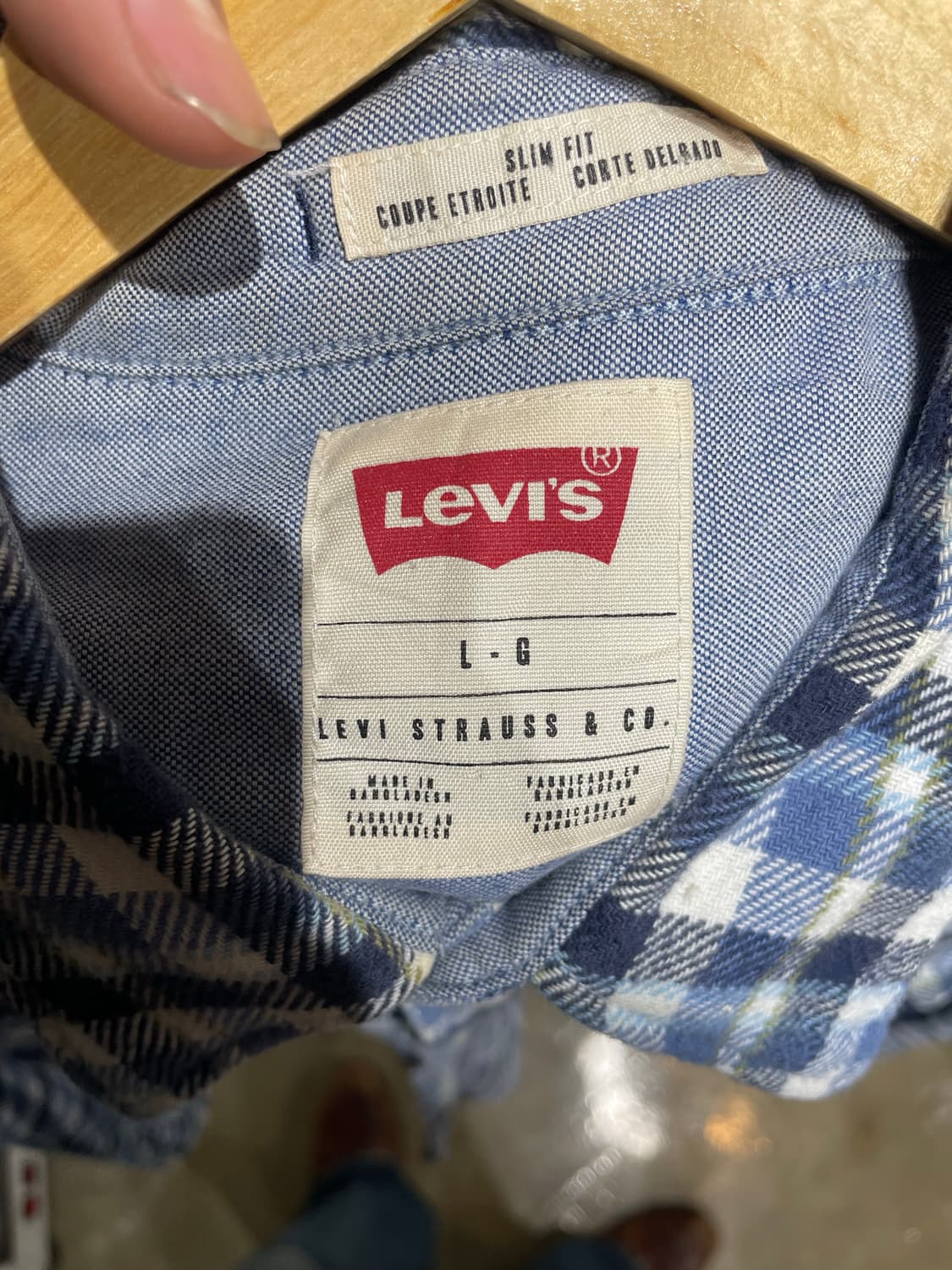 리바이스 체크 웨스턴셔츠 상품이미지7