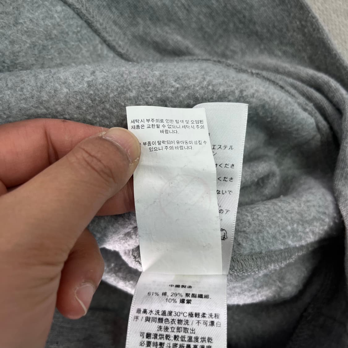 95 폴로랄프로렌 빅포니 그레이 후드티 상품이미지7