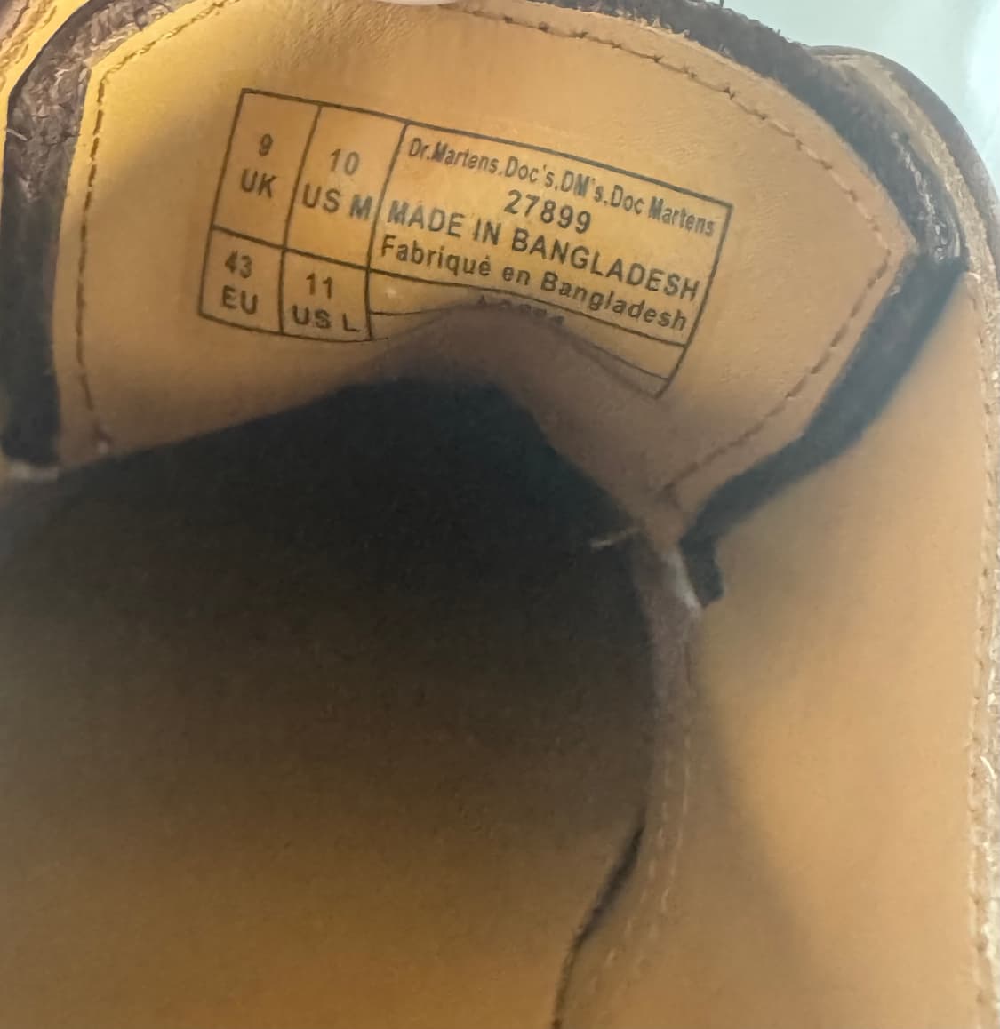 [US10/280mm] 닥터마틴 1461 벡스 크레이지홀스 상품이미지7