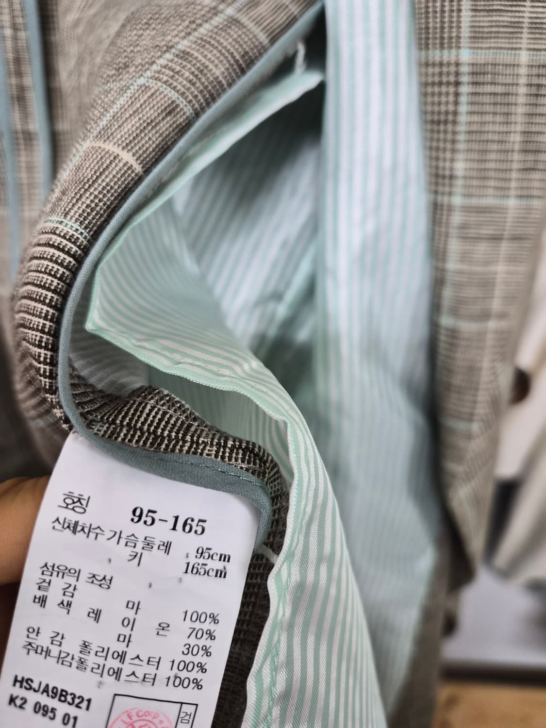 헤지스 린넨 100% 여름 자켓 상품이미지7