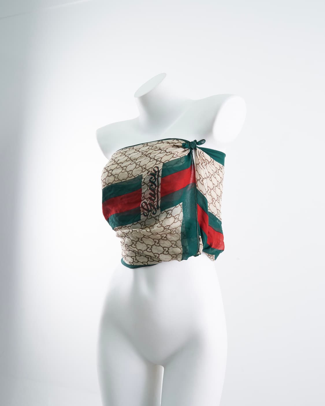 Gucci 실크 로고 스카프 상품이미지1