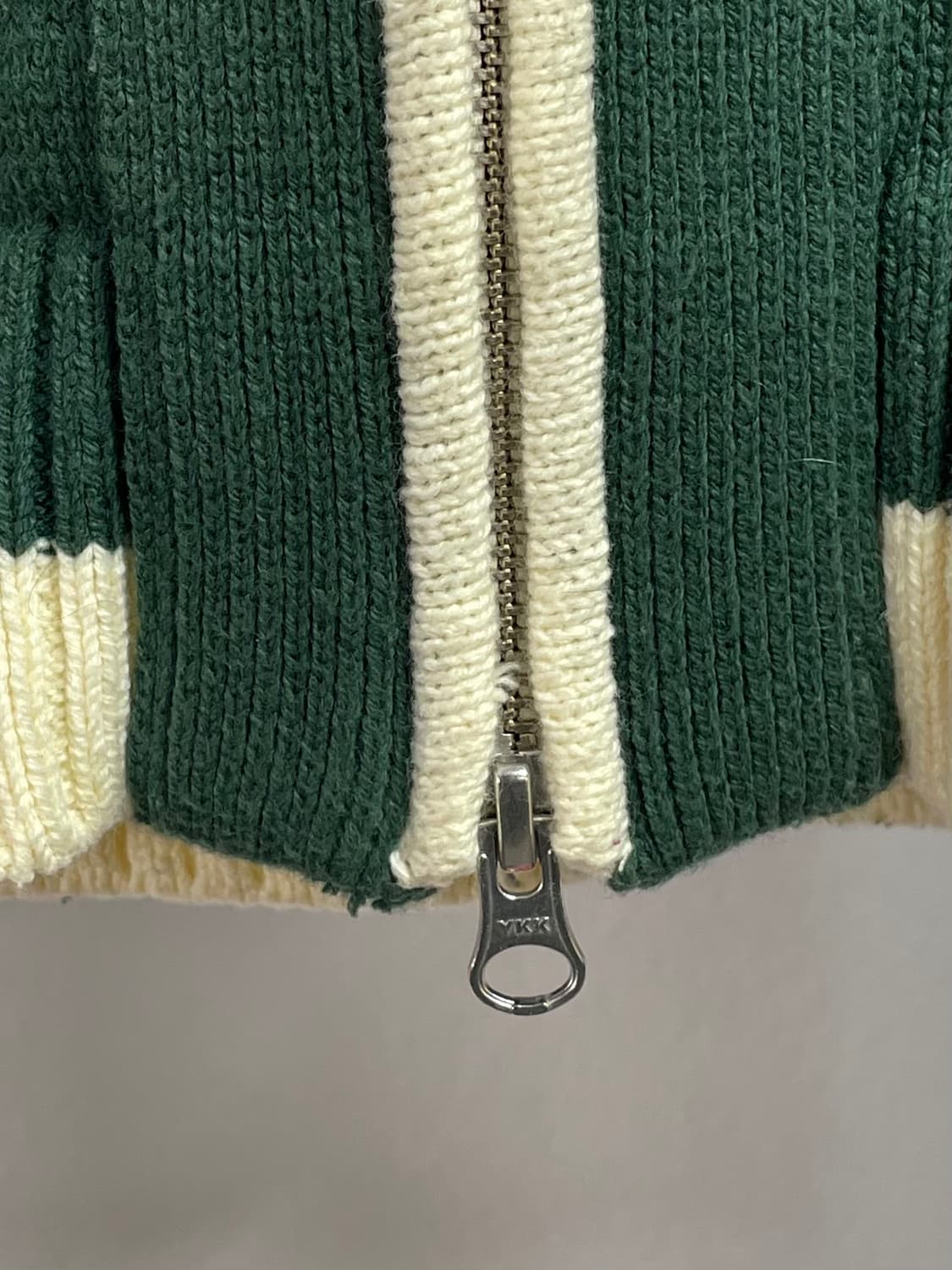 세터 투웨이 그린 니트 집업 (on.192)   상품이미지4