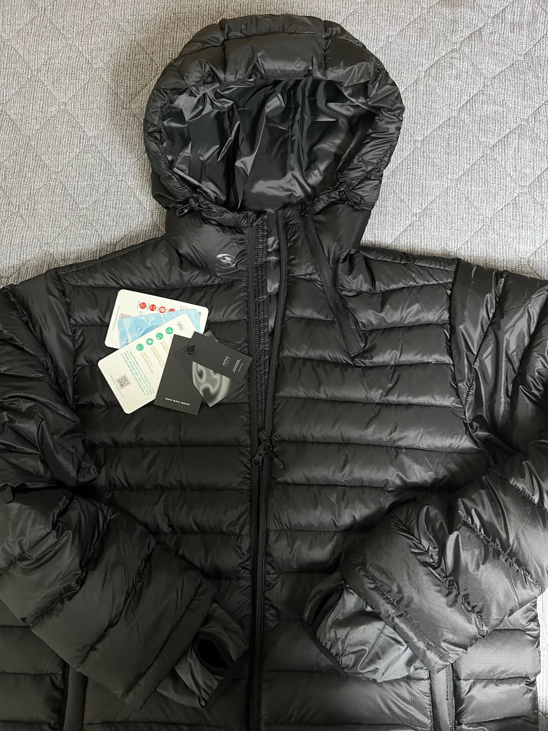 [4] 25FW 산산기어 서픽스 푸퍼 경량패딩 블랙 상품이미지1