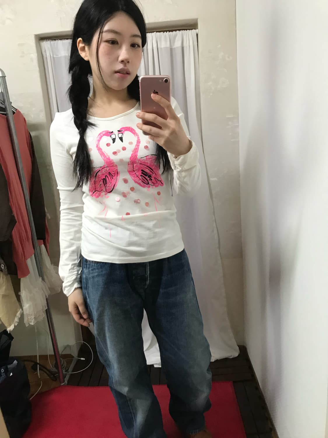 vintage Gap pattern long sleeve T 상품이미지3