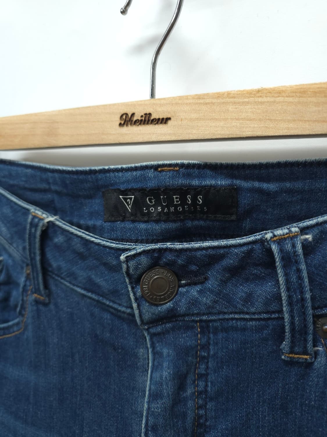 게스(GUESS) 중청 슬림 스트레이트 데님 팬츠 (32사이즈) 상품이미지3