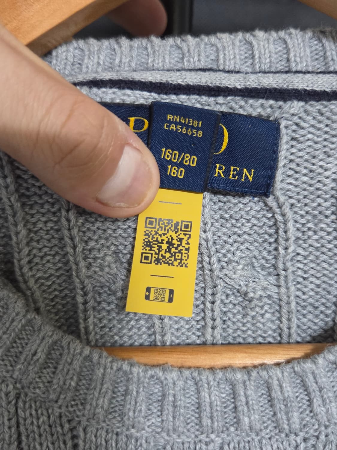 [폴로 랄프로렌] 코튼 케이블 니트 스웨터 | 00196 상품이미지4