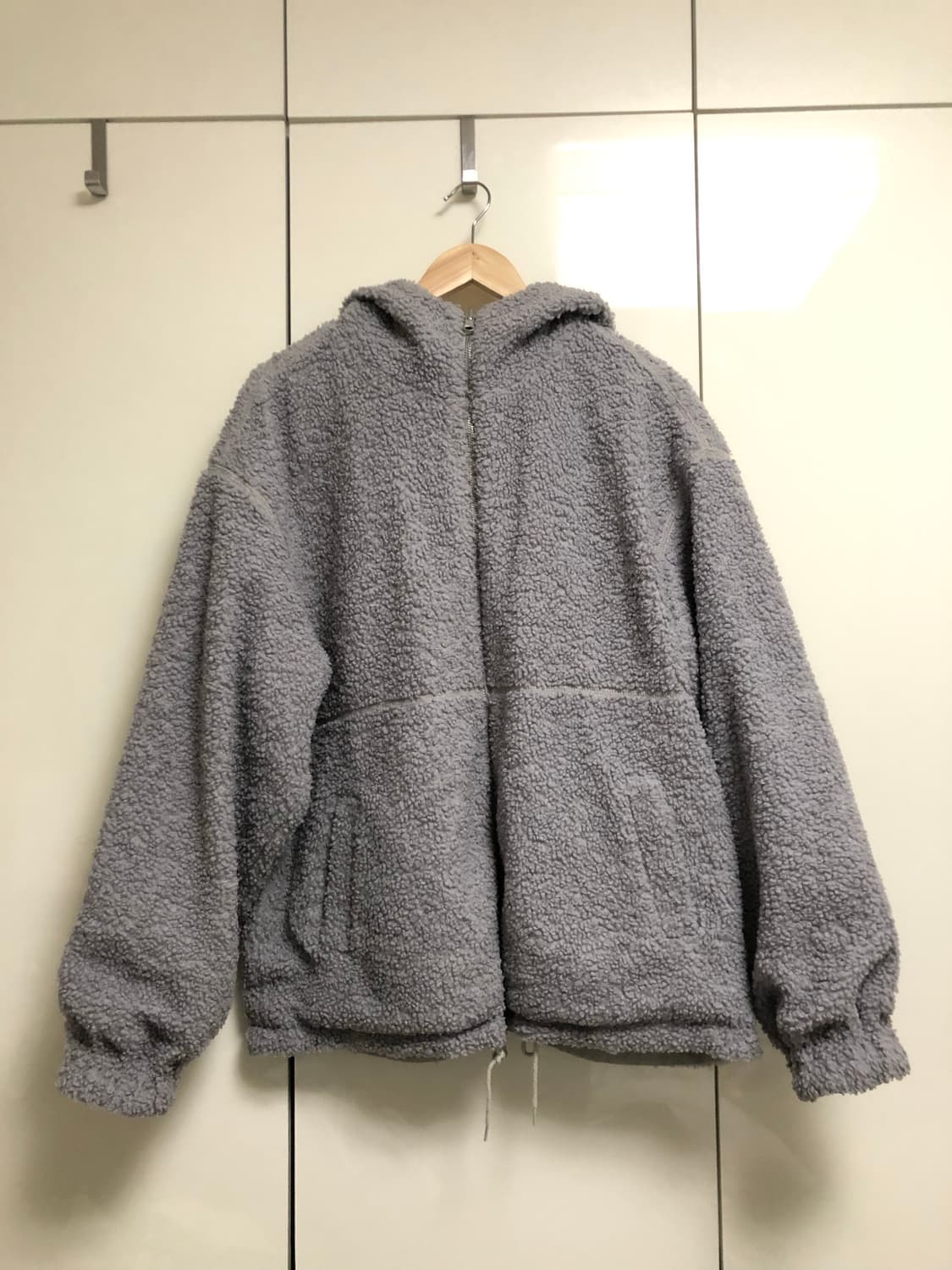 파르티멘토 리버시블 플리스 코드 후드집업 자켓 상품이미지3