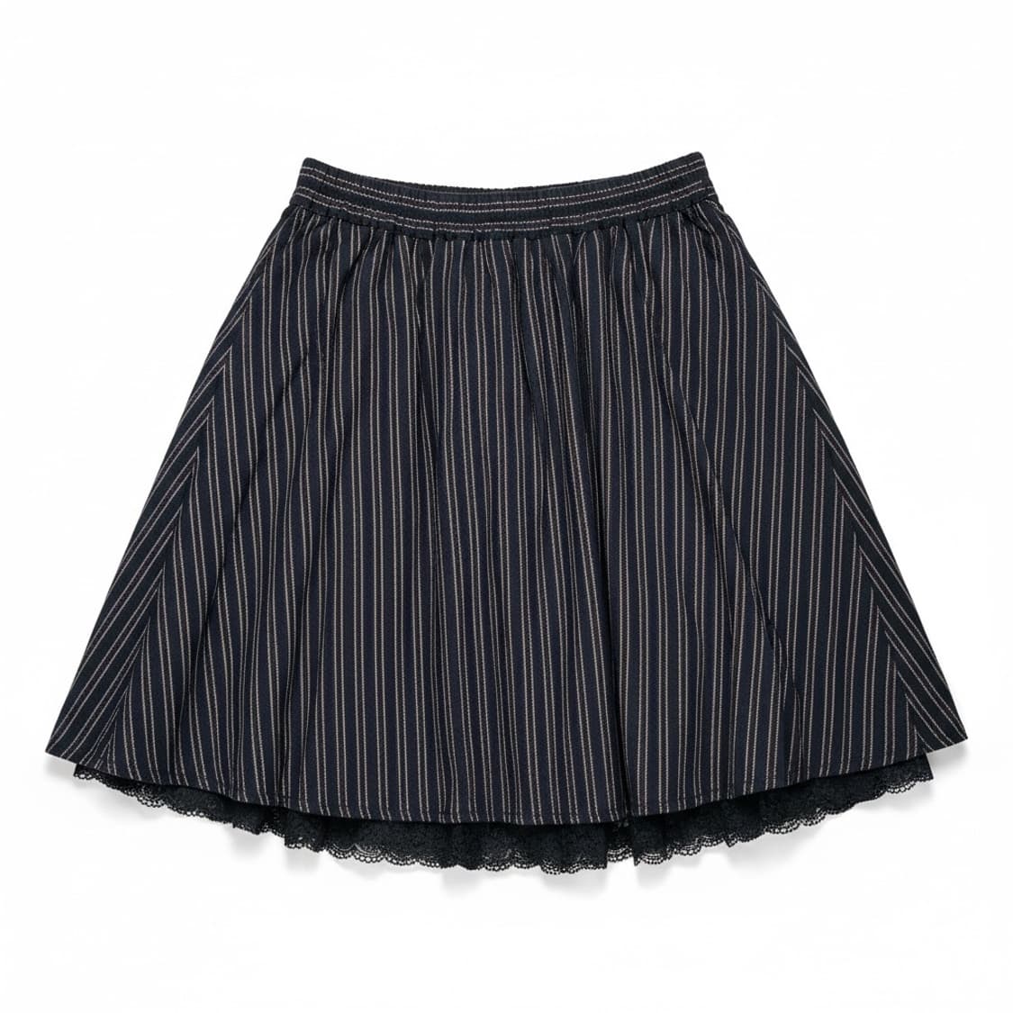 재패니즈 빈티지 네이비 레이스 스커트 M (빈티지) 상품이미지2