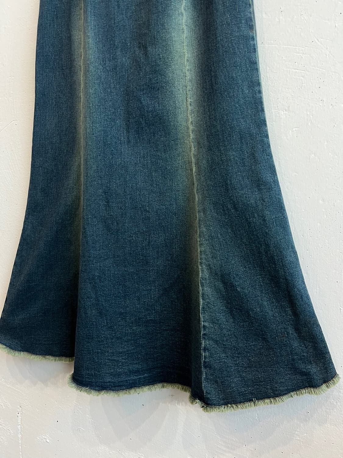 일본빈티지 워시드 데님 스커트 치마  상품이미지3