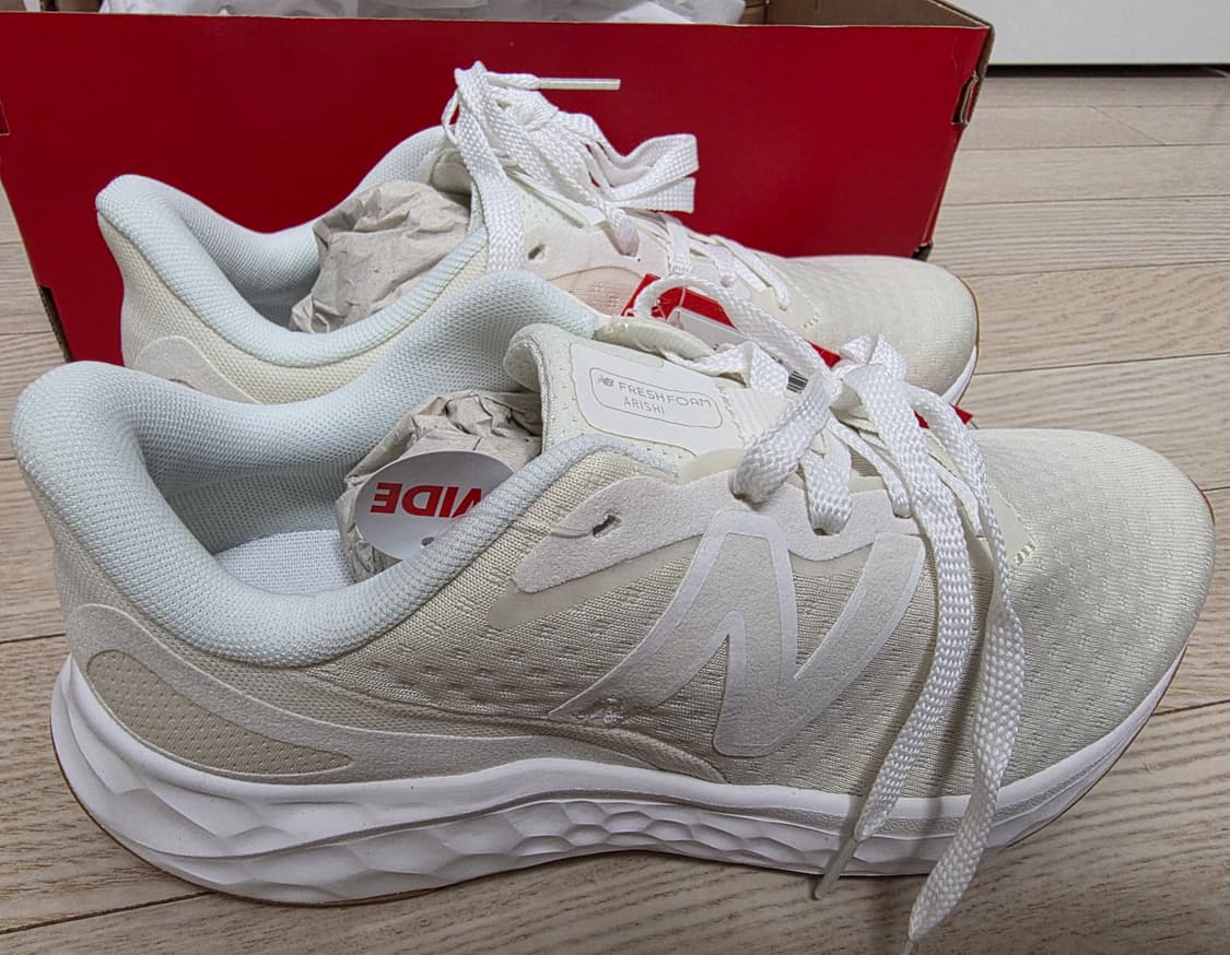 뉴발란스 Fresh Foam 아리쉬 운동화 아이보리 상품이미지3