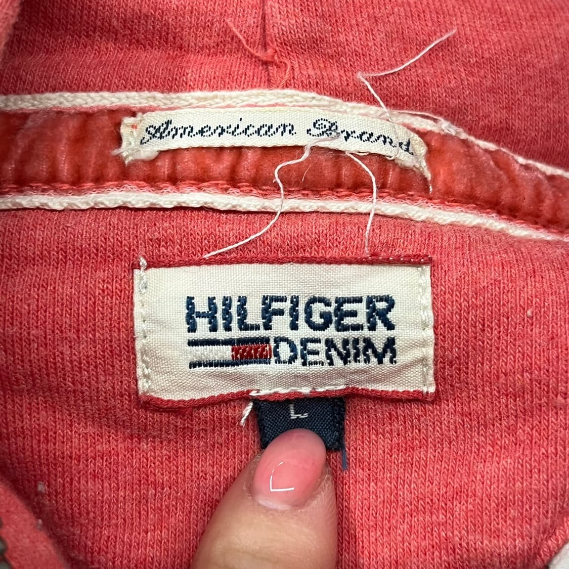 타미힐피거 코랄 후드집업 상품이미지5