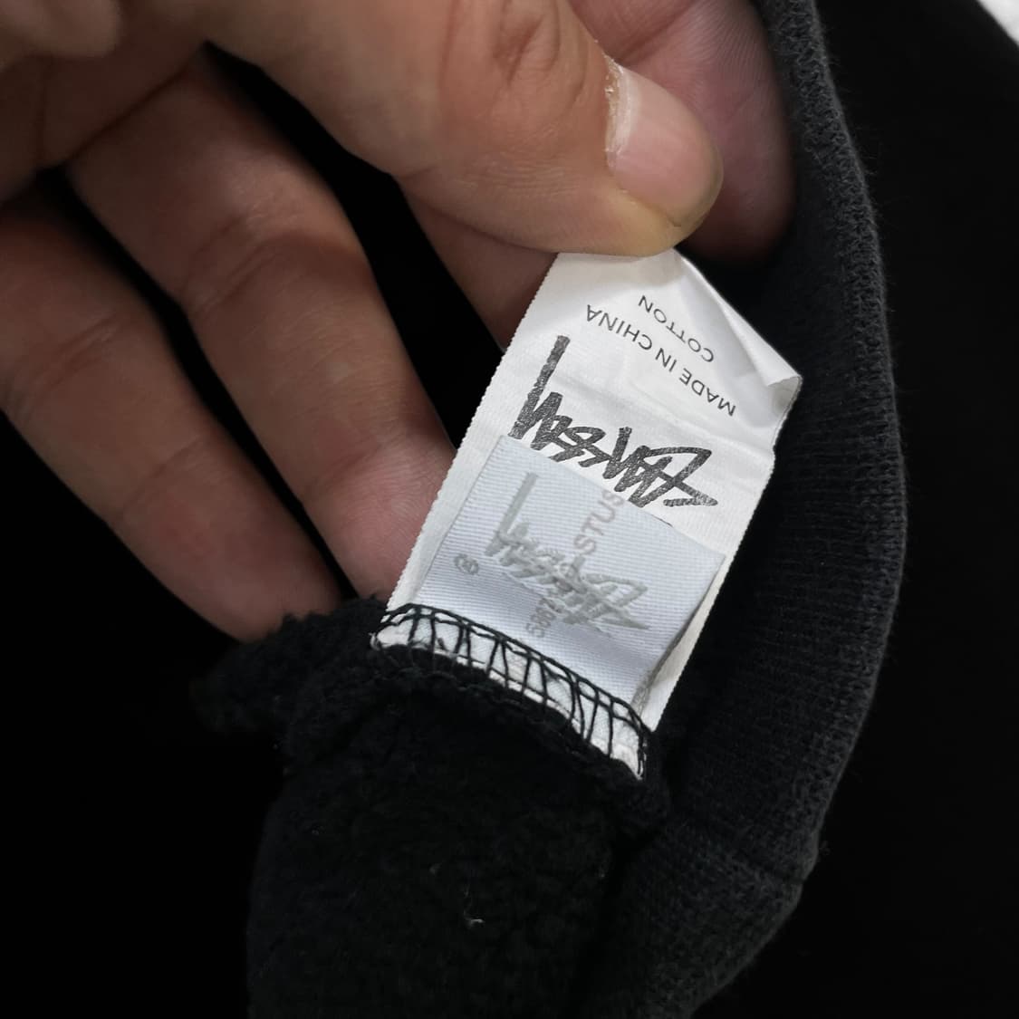 스투시 Stussy 베이직 로고 후드티 블랙 상품이미지6