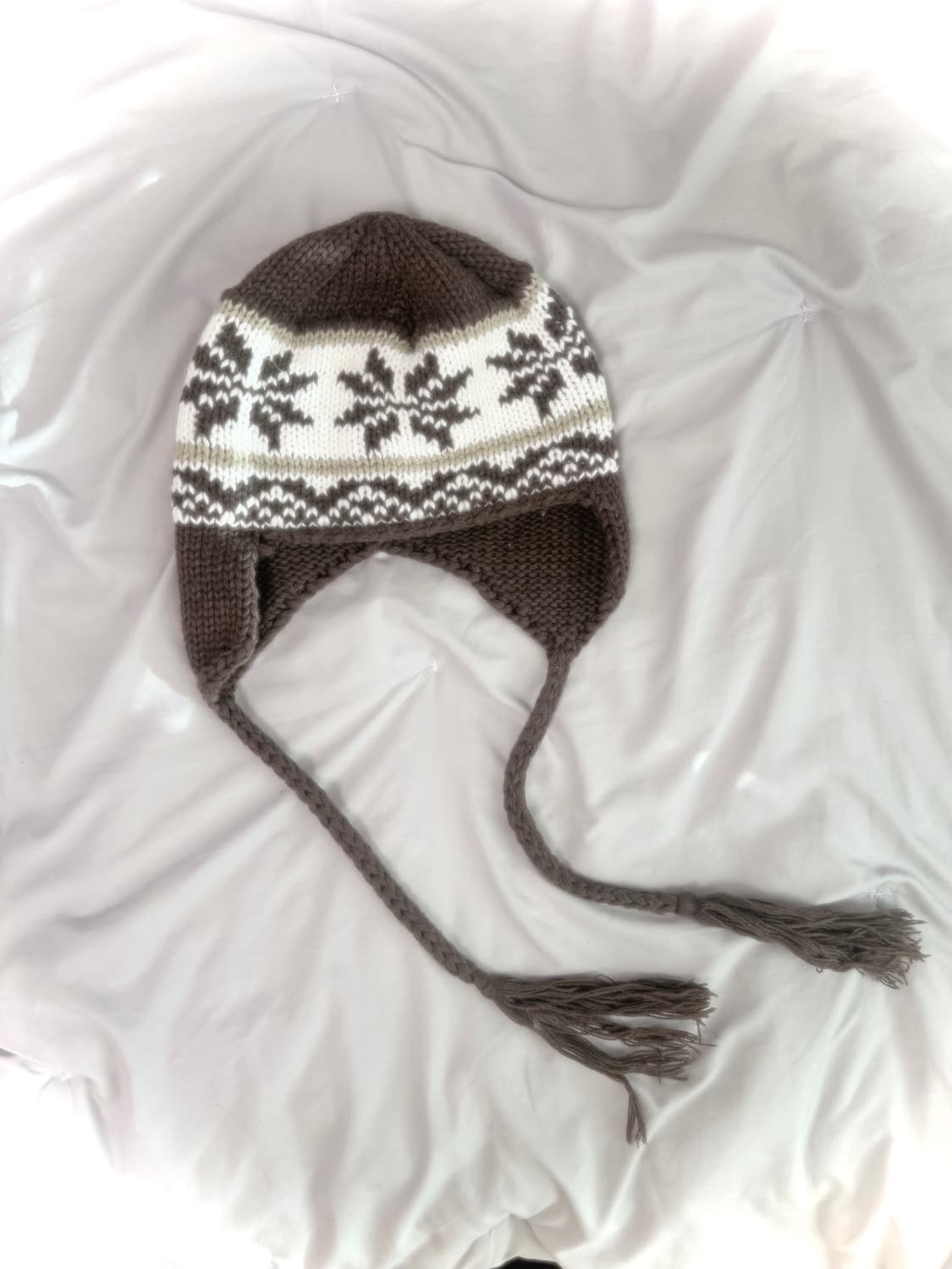 빈티지 초코 눈꽃 귀도리 모자 모리걸 하구미 너드 코코모리 지구샵 상품이미지1