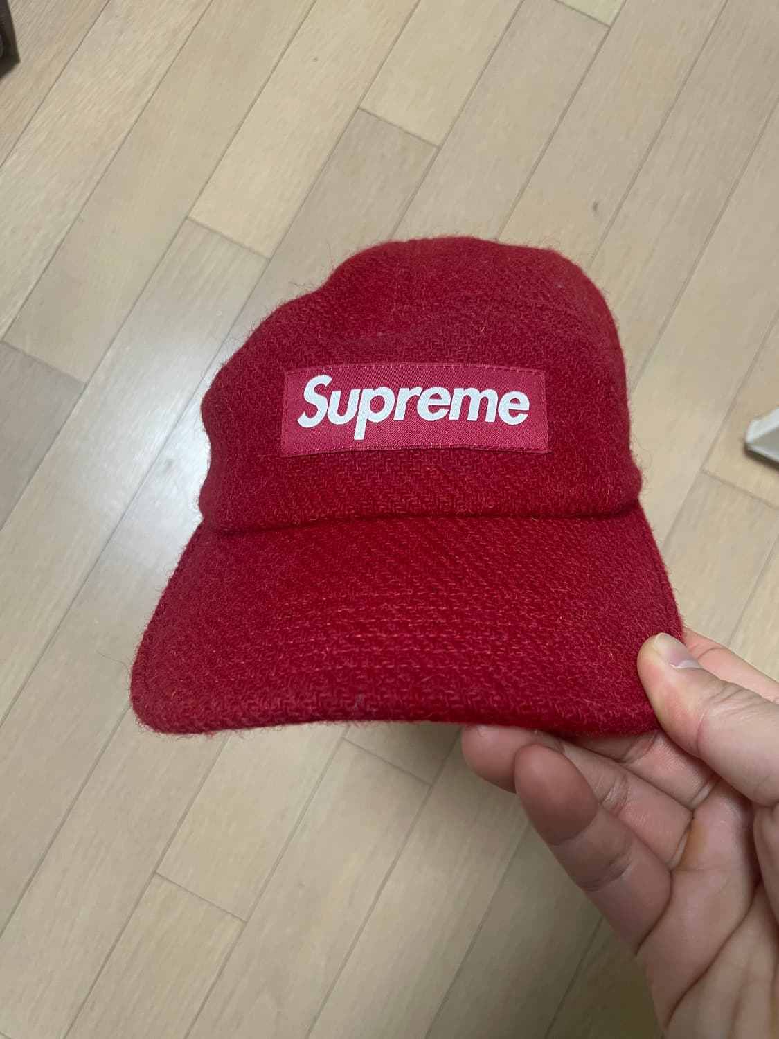 슈프림 트위드 캠프캡 상품이미지1