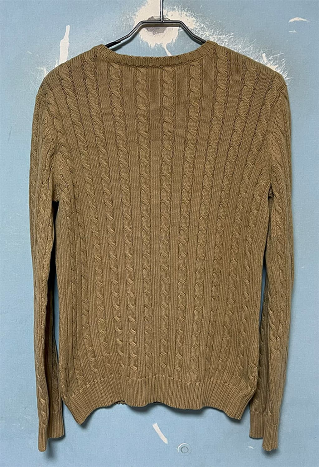 로렌 랄프로렌 여자 꽈배기니트 캐주얼 브이넥 M 95 66 상품이미지2