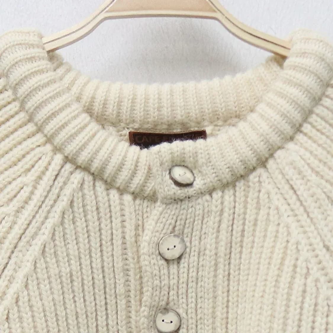 CAPE ENRAGE  울 프론트 버튼 니트 61695 상품이미지3