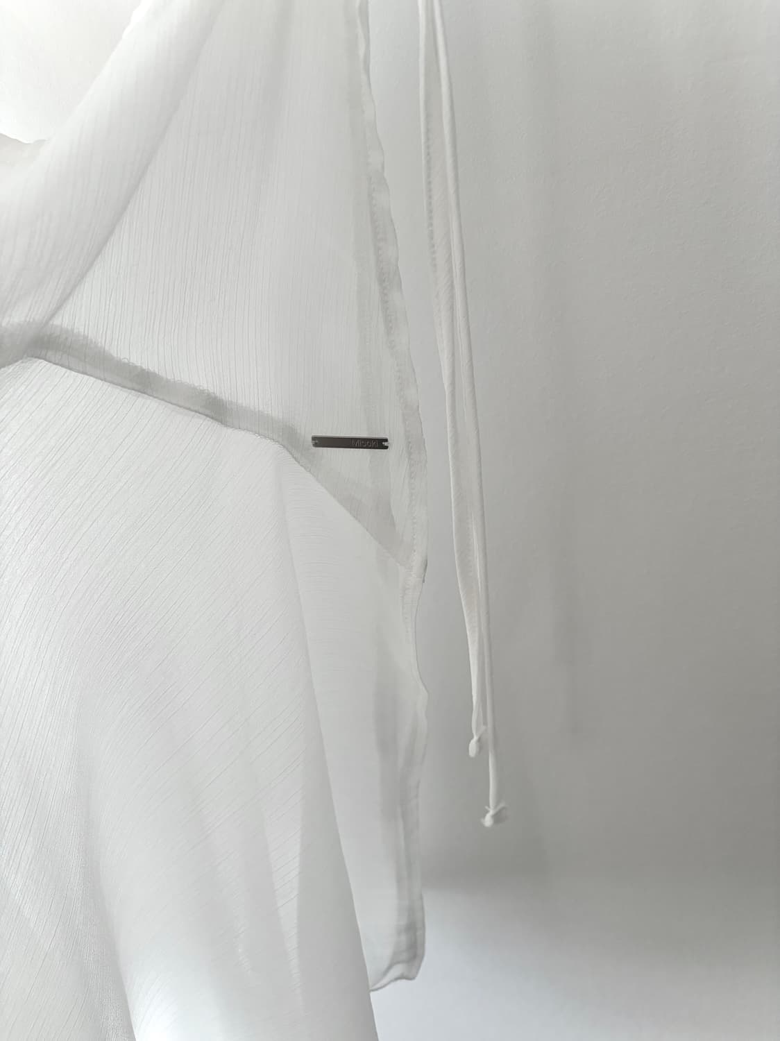 미세키서울 시어 레이어드 랩 스커트 상품이미지10