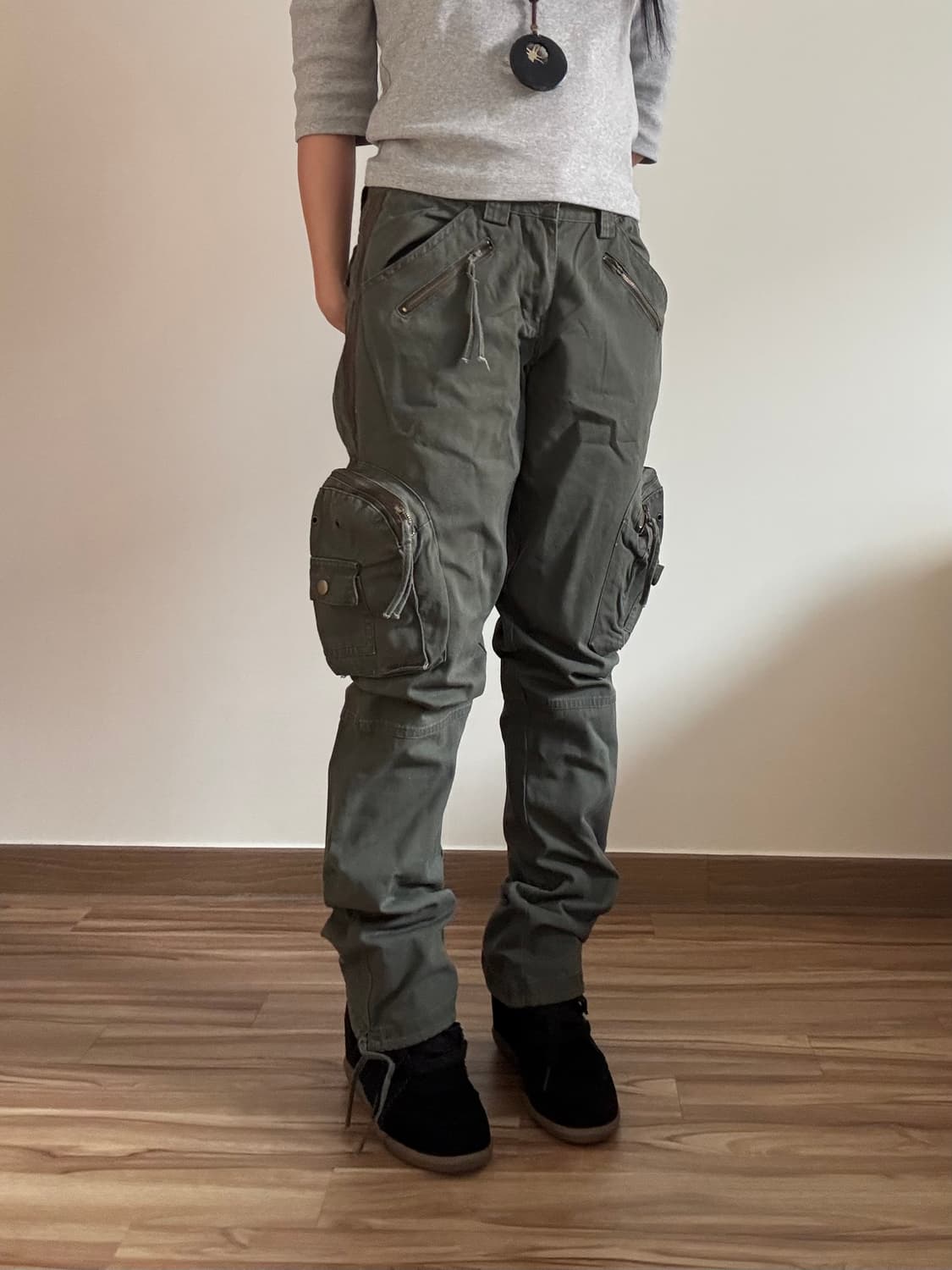 카키 카고 팬츠 상품이미지1