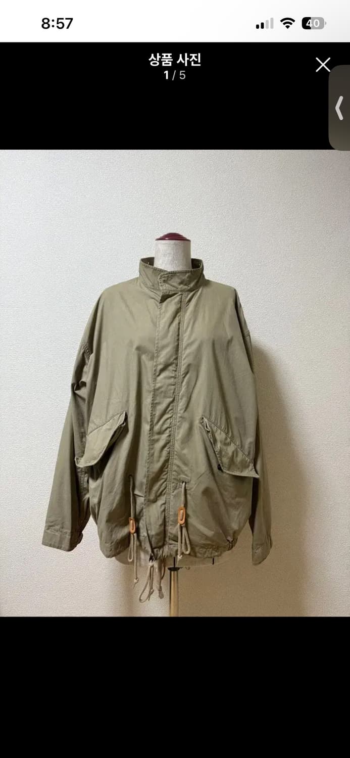 markaware 마카 19시즌 밀리터리 자켓 1사이즈 팝니다 상품이미지1