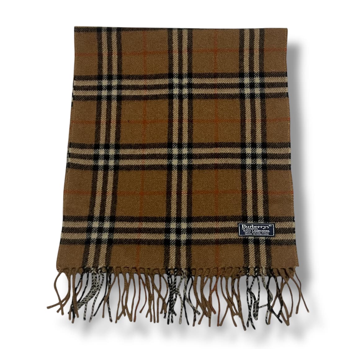 Burberry 정품 100% 램스울 노바체크 머플러 상품이미지1