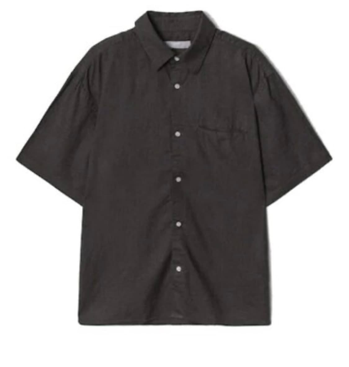 에잇세컨즈 오픈카라 모달 셔츠 브라운 XL 상품이미지1