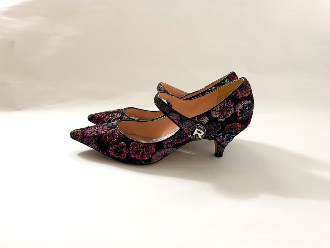 [EU37] 로샤스 플라워 자수 메리제인 구두 상품이미지2