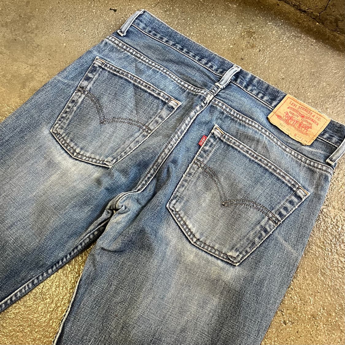 00s Levis507 리페어 슬림 부츠컷 (33“) 상품이미지4