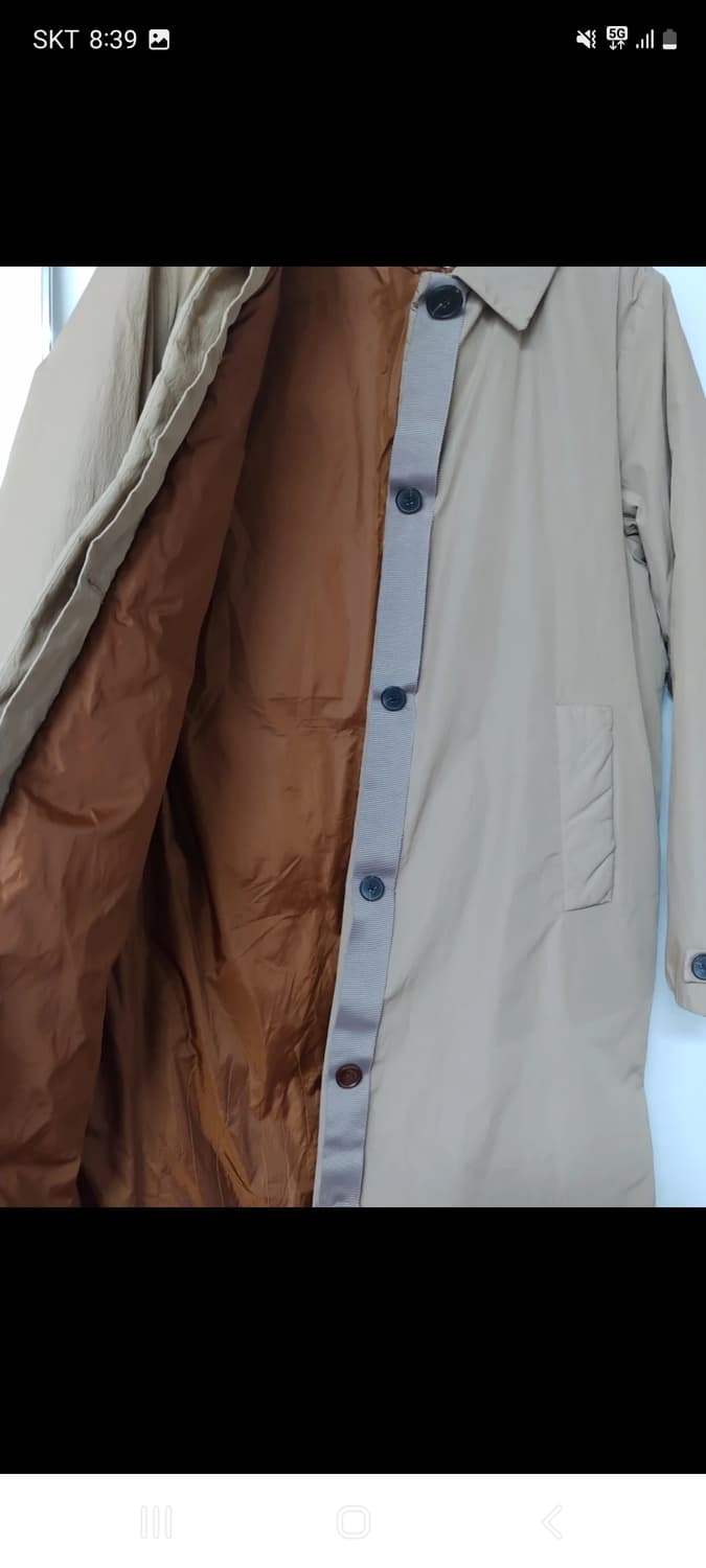 구스 패딩코트 가슴단면 55cm 상품이미지4