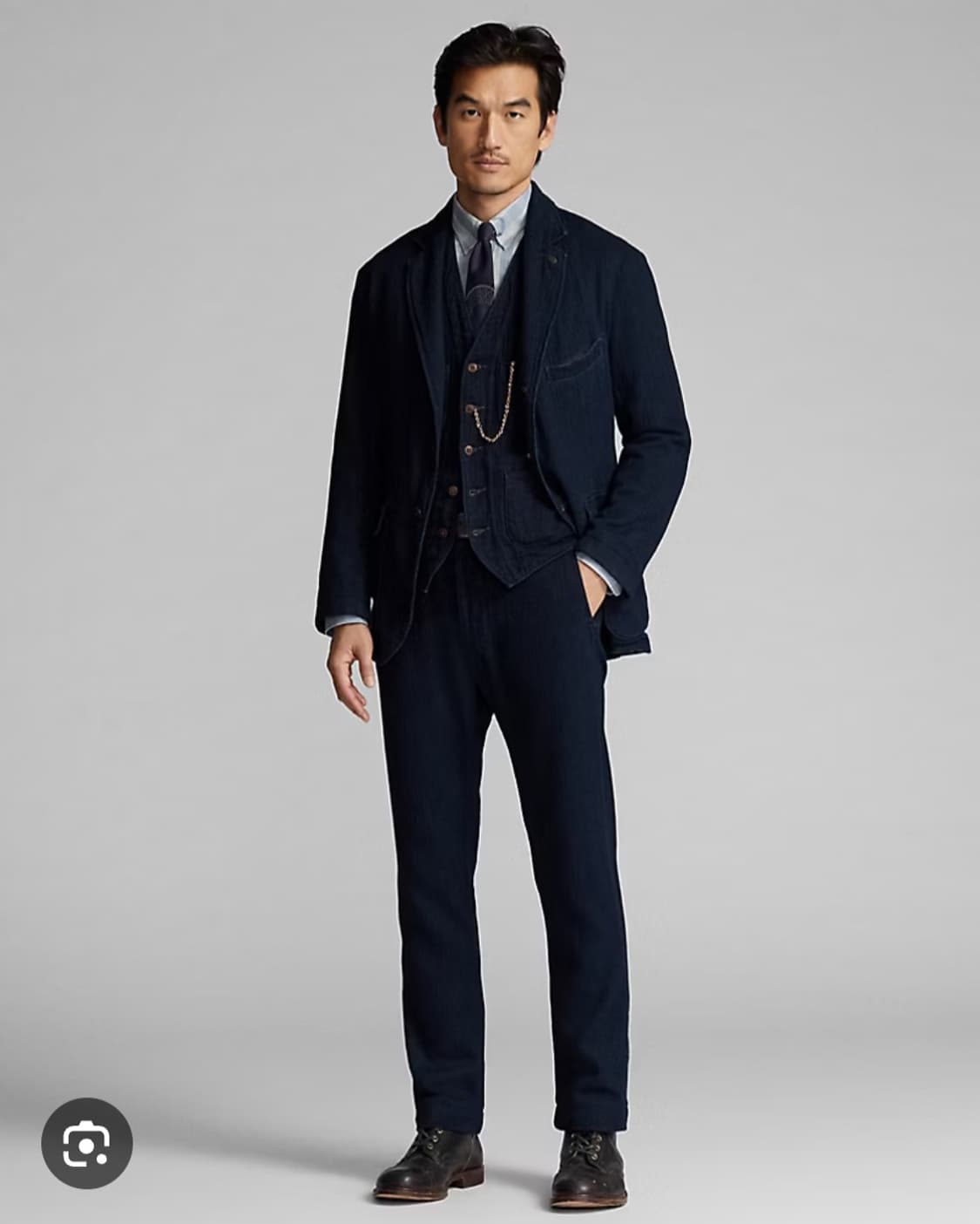 RRL 인디고 헤링본 수트셋업 상품이미지1