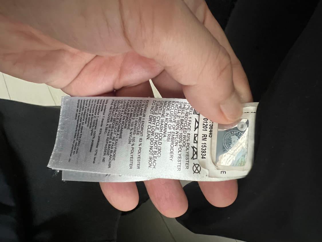 캐나다구스 켈로나 후리스 점퍼 자켓 네이비 M 상품이미지9