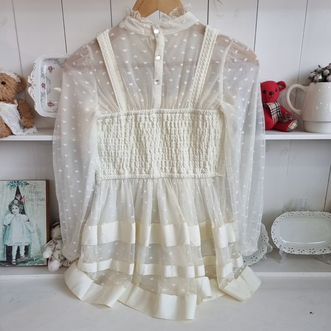 리즈리사  하트망사 튜닉원피스 상품이미지6