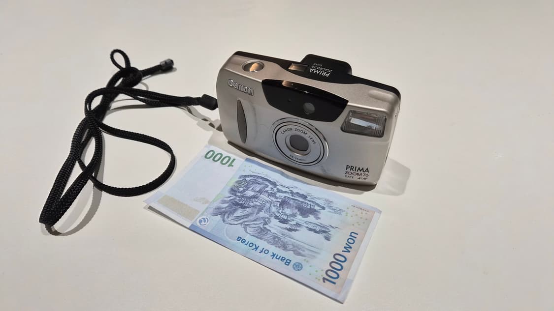 작례O 감성 인물 스트릿 캐논 프리마 줌 76 필름카메라 빈티지 필카 상품이미지1