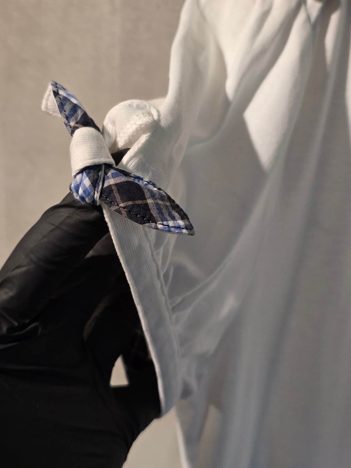 BURBERRY  블루라벨 체크 리본 포인트 탑 상품이미지3
