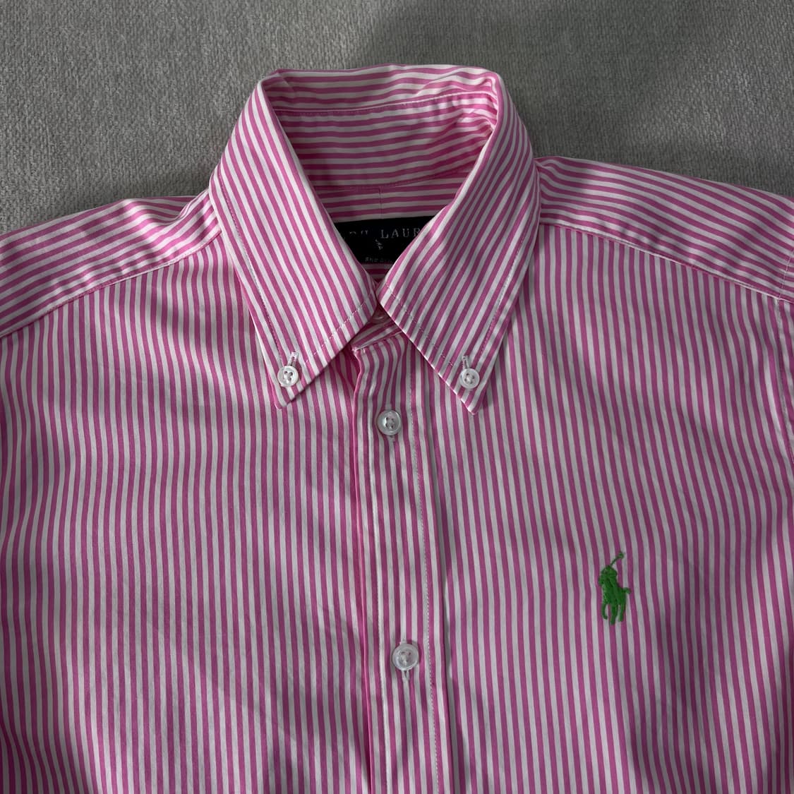 W 95 폴로랄프로렌 핑크 스트라이프 셔츠 상품이미지2