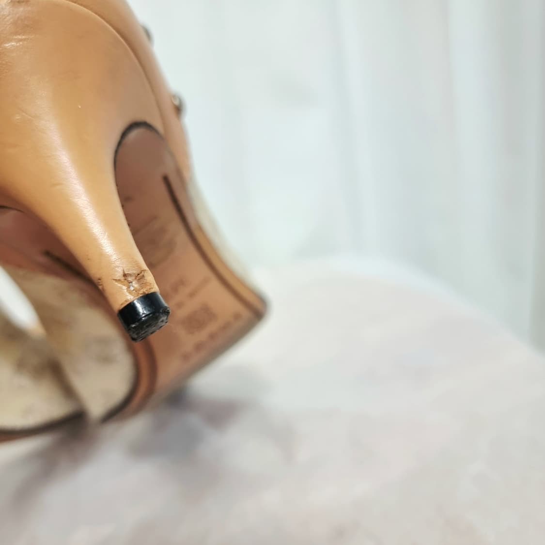 로에베 LOEWE 로고패턴 구두 힐 펌프스 (245/표기37.5) 상품이미지7