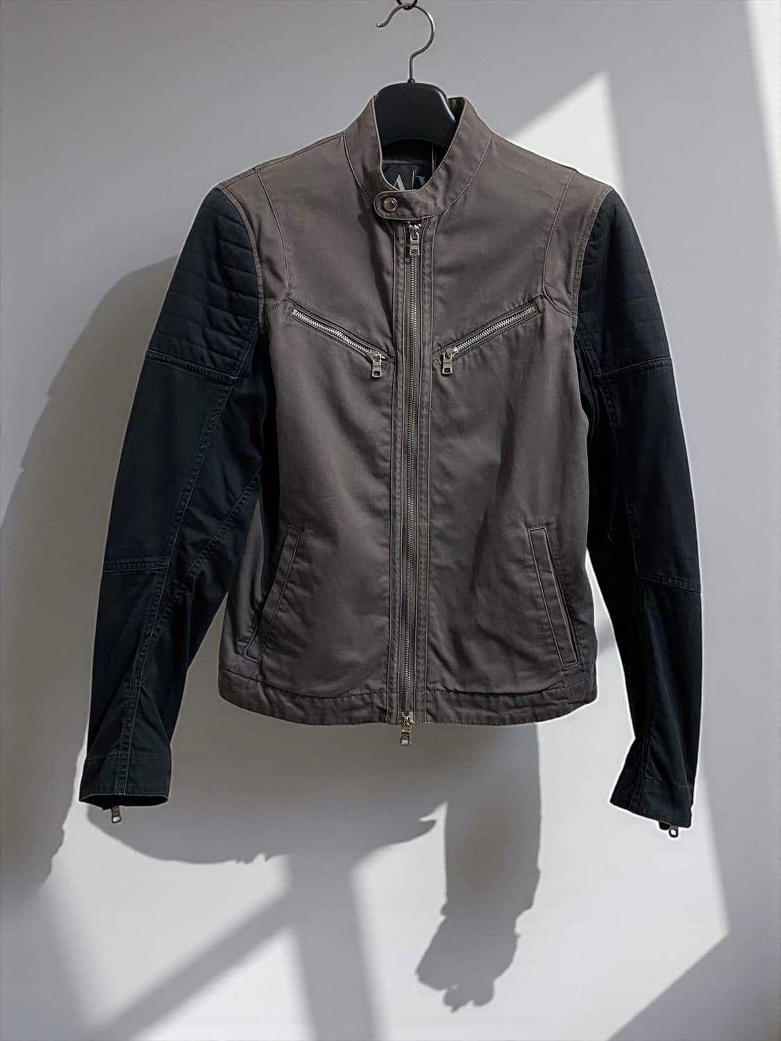 아르마니 익스체인지 코튼 라이더 집업 자켓 상품이미지1