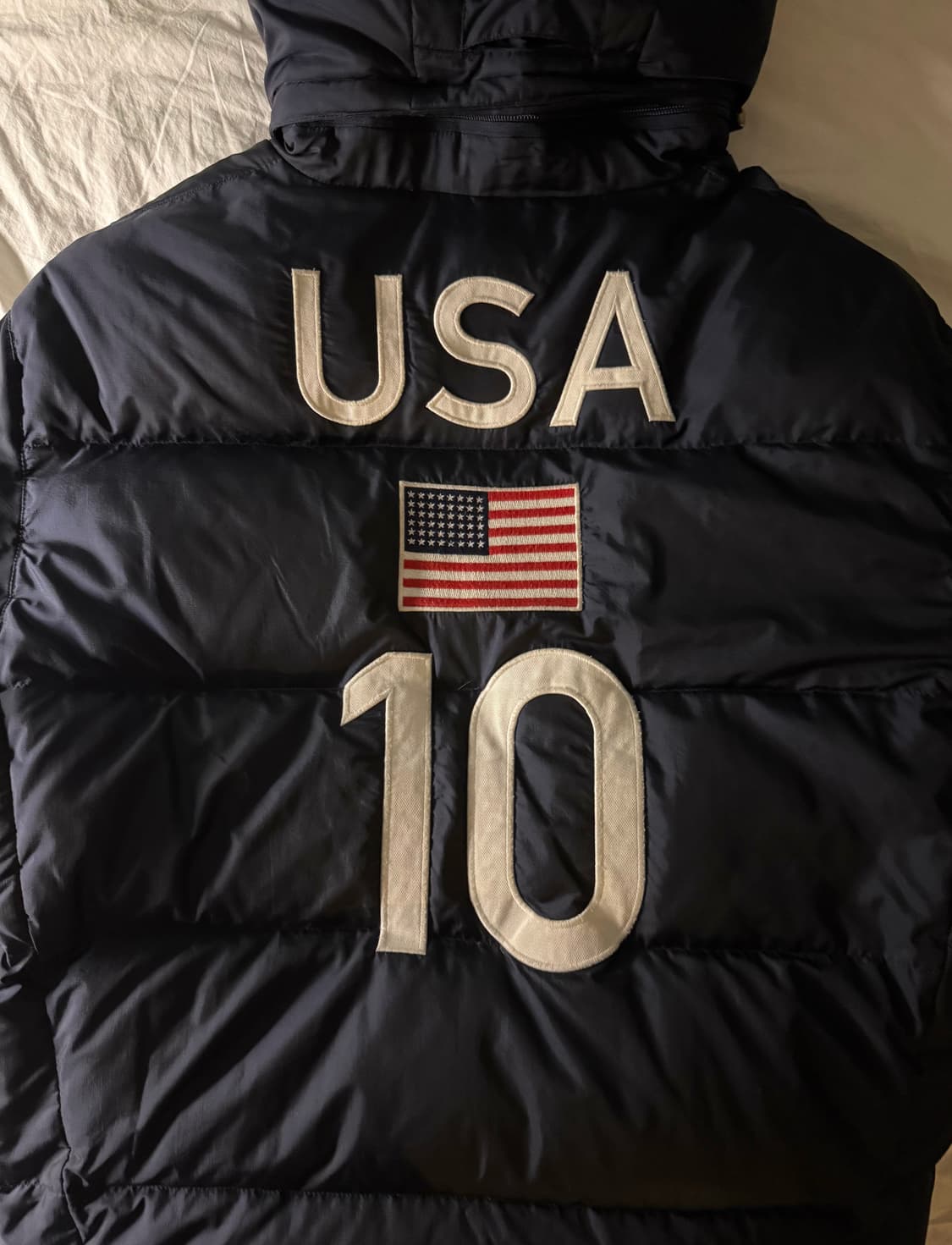 폴로 빅포니 성조기 패딩 L 상품이미지4