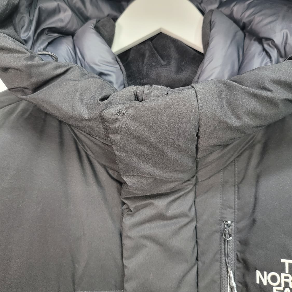 노스페이스 테크 슈퍼 에어 다운 후드 롱패딩 숏패딩 코트 자켓 95사이즈 상품이미지10