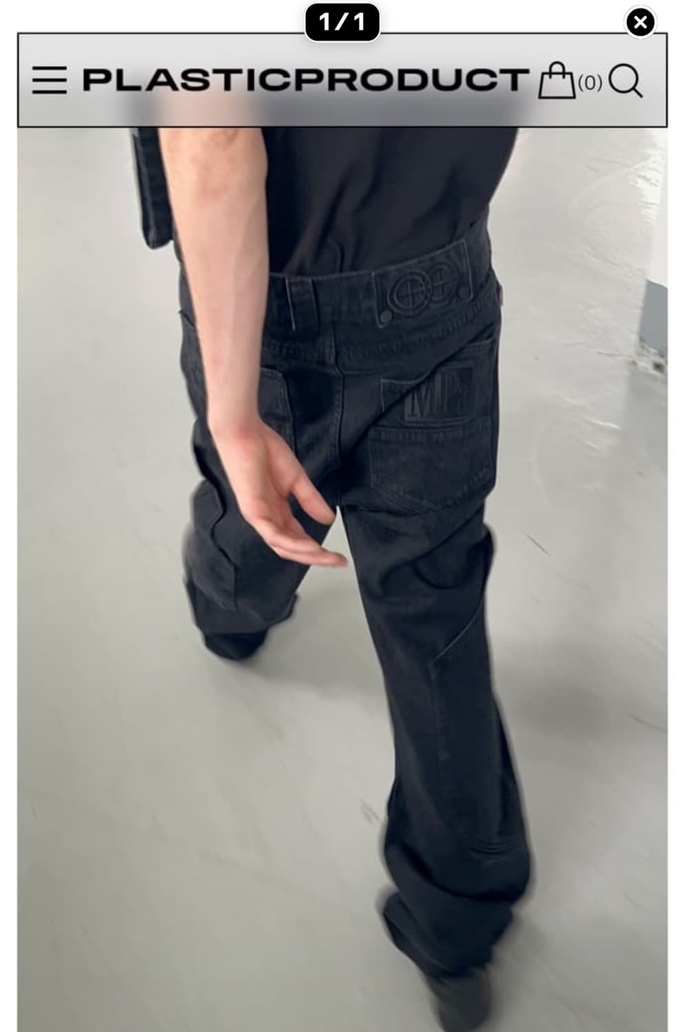 플라스틱프로덕트 MPa CALF POCKET PANTS 상품이미지1