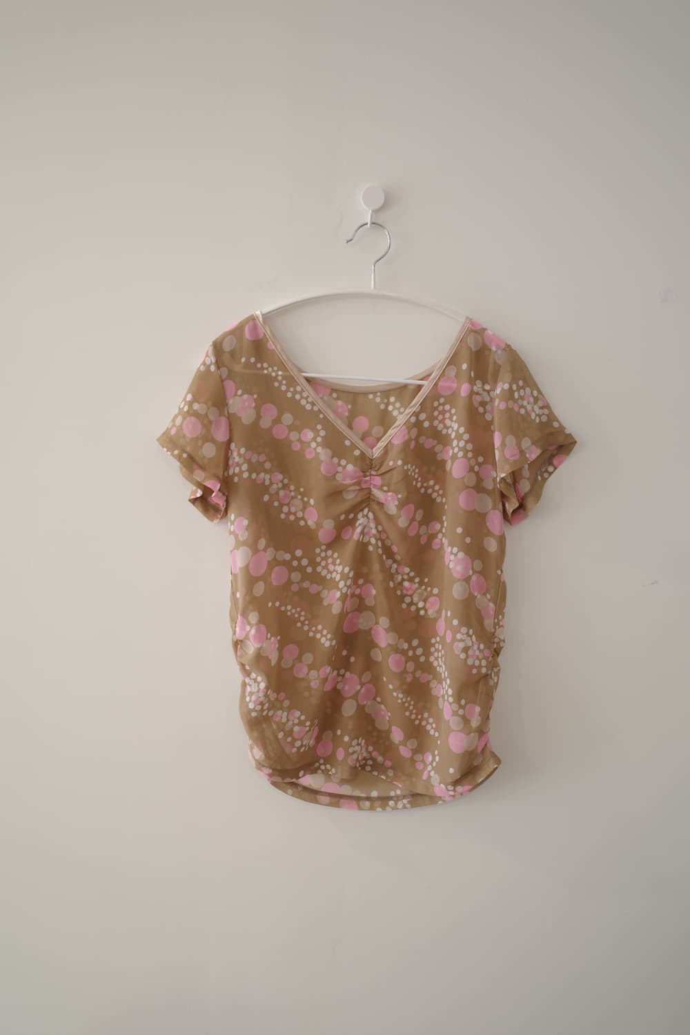 Dot see-through T-shirt 상품이미지4