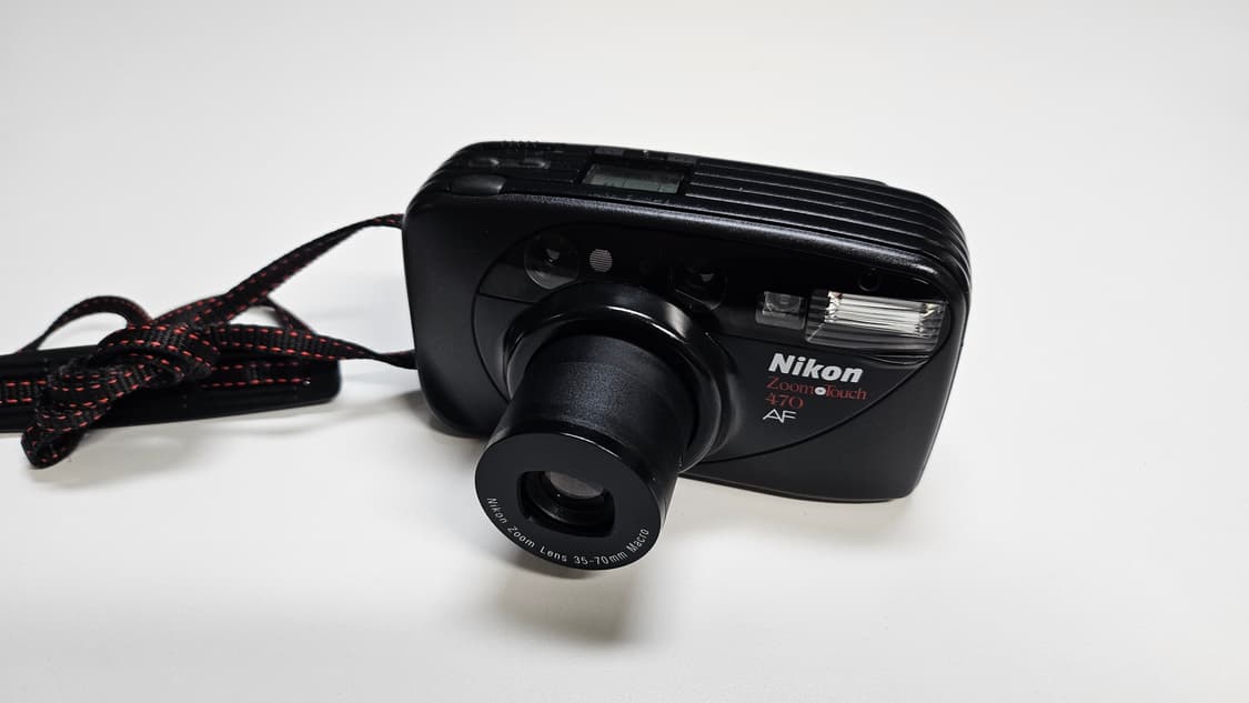 작례 스냅용 최강 니콘 AF 줌 터치 470 쿼츠 데이트 필름카메라 빈티 상품이미지7