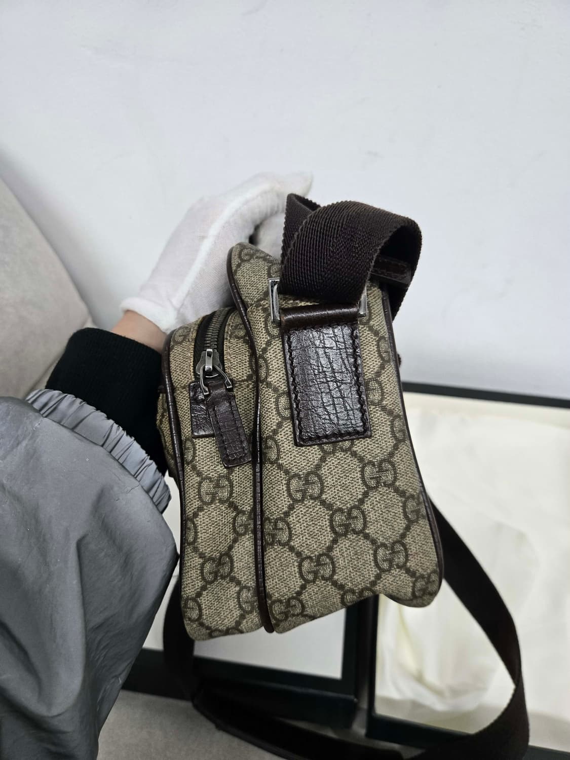 [보증서 정품] 구찌 시그니처 메신저백 상품이미지7