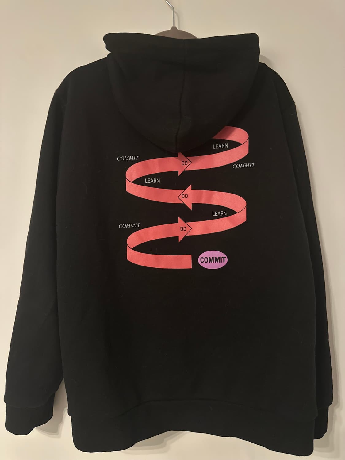 Balenciaga Do Learn Commit 후드 상품이미지2