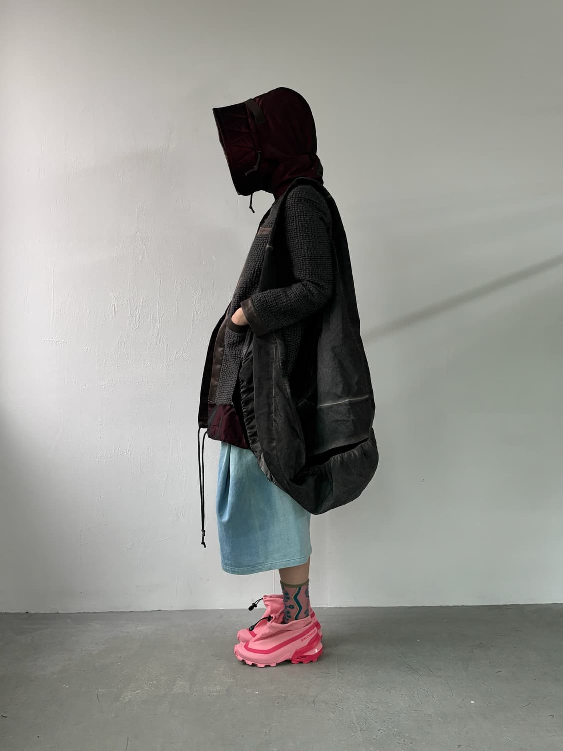 사카이 레이어드 코트 상품이미지3