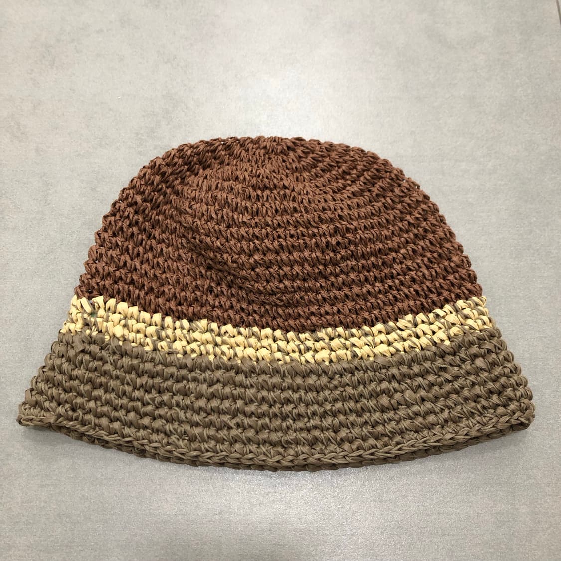 미수아바흐브 misu a barbe 핸드메이드 스트로우 여름 버킷햇 모자 상품이미지1